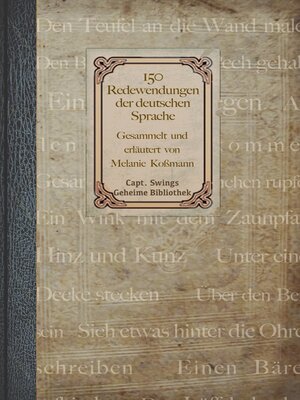 cover image of 150 Redewendungen der deutschen Sprache